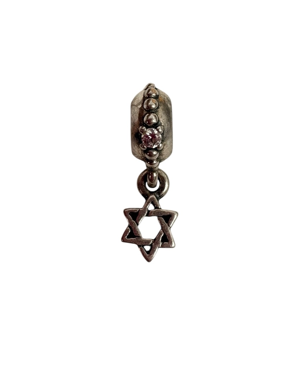 Pandora Sterling Silver Star of David Dangle Charm - Silver